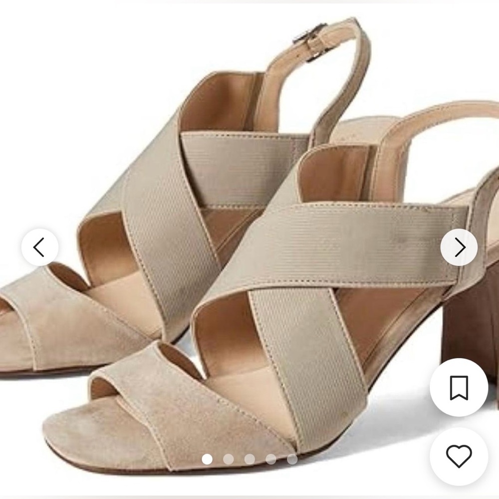Pelle Moda Nordstrom heeled sandals in tan size 9